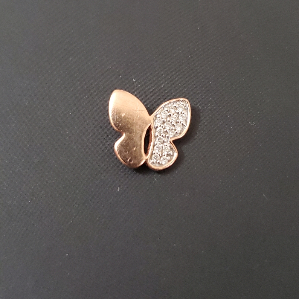 14K Solid Rose Gold Pendant